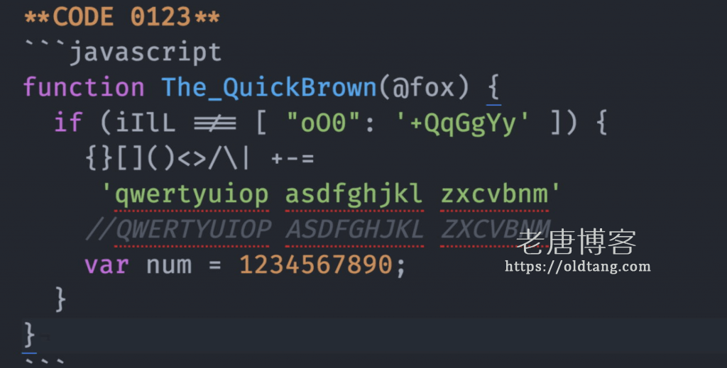 #Slant：2019 年最好的编程字体是什么？-老唐笔记