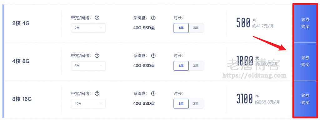 UCloud 购买教程:领取代金券、注册账户、选择配置享受优惠-老唐笔记