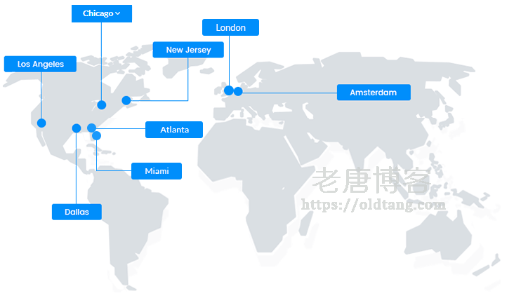 IOZoom：$8/月起，2G 内存，2TB 月流量，10G 免费防御，洛杉矶 QN-老唐笔记
