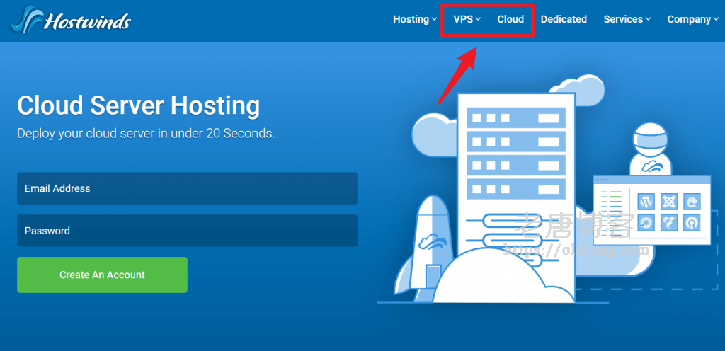 Hostwinds 购买教程：VPS 主机和 Cloud 有什么区别？该选择哪个？-老唐笔记