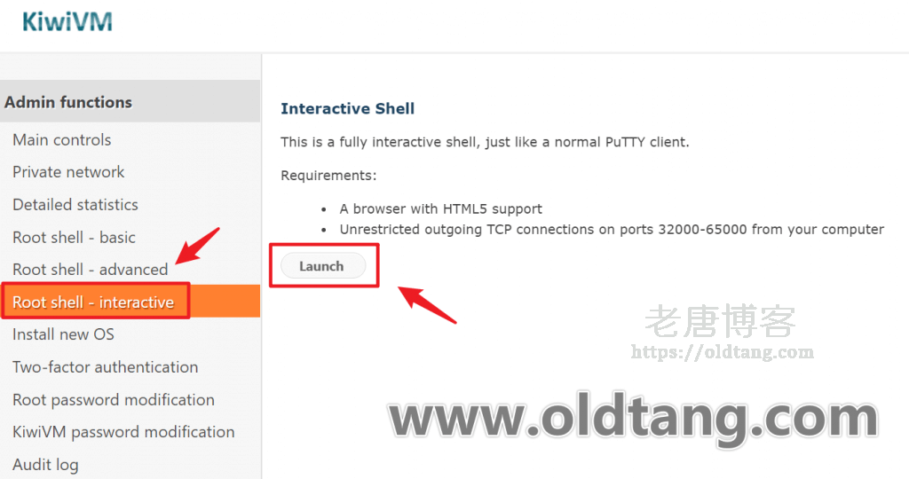 搬瓦工连接教程:登录 VNC 教程以及使用在线 SSH 方法-老唐笔记