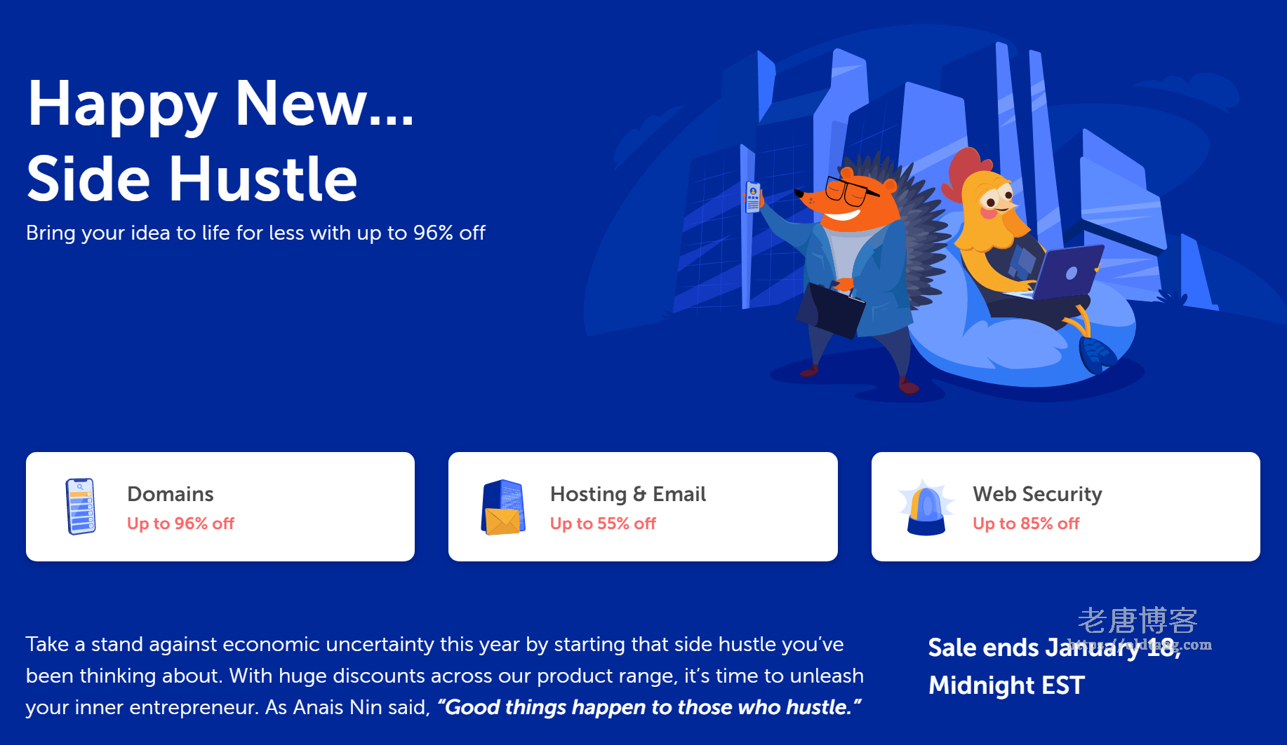 NameCheap：认真促销的商家再次带来了新年的域名优惠促销-老唐笔记