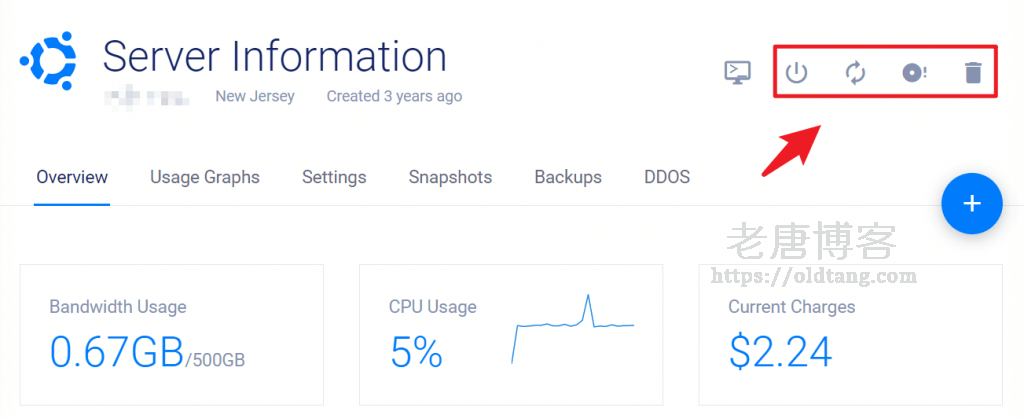 Vultr 关机/重启/重装/销毁教程 (Stop/Restart/Reinstall/Destroy)-老唐笔记