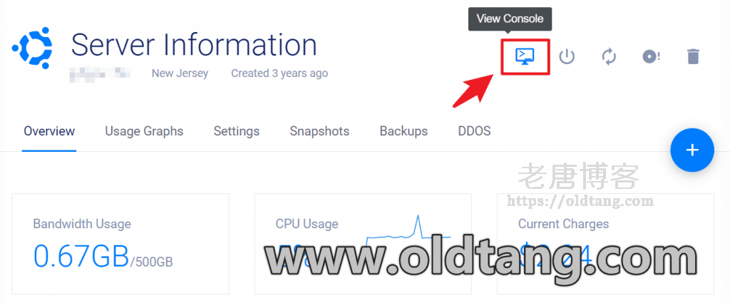 Vultr VNC 登录教程 - Vultr 在线 SSH 登录方法 (View Console)-老唐笔记